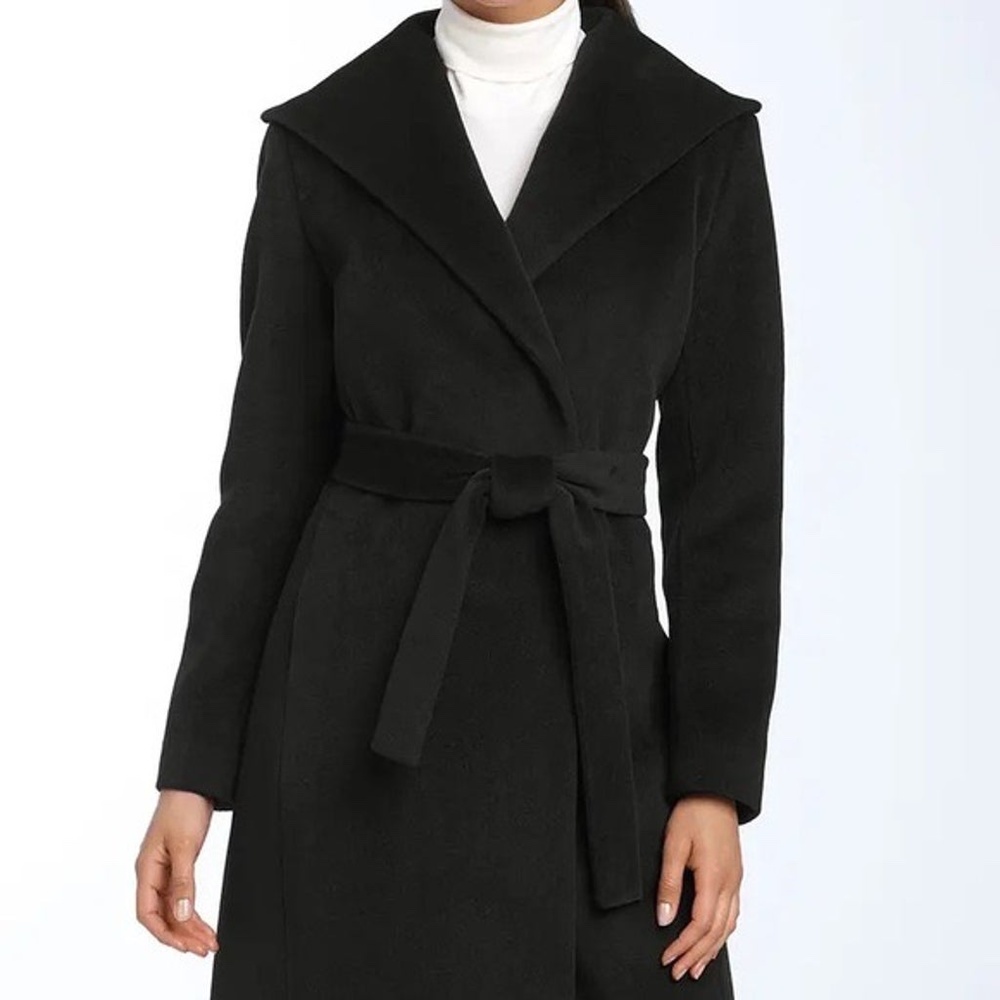 NWT Calvin Klein Angora Blend Wool Coat 14 - Picture 3 of 12